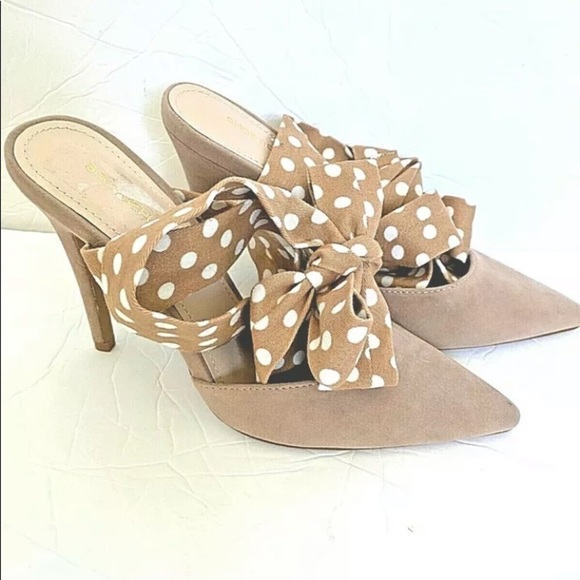 Shoe Republic LA Sz 6 Stiletto 4" Brown Wrap Tie - Picture 3 of 6